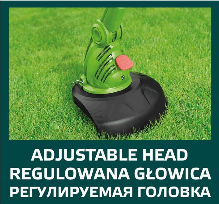 Kosa elektryczna Podkaszarka 600W szerokość koszenia 300 mm 52G547 Verto