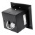 LAMPA PODTYNKOWA BLOCCO CZARNA 1x7W GU10 LED ML472 Milagro