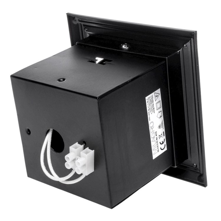 LAMPA PODTYNKOWA BLOCCO CZARNA 1x7W GU10 LED ML472 Milagro