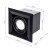 LAMPA PODTYNKOWA BLOCCO CZARNA 1x7W GU10 LED ML472 Milagro