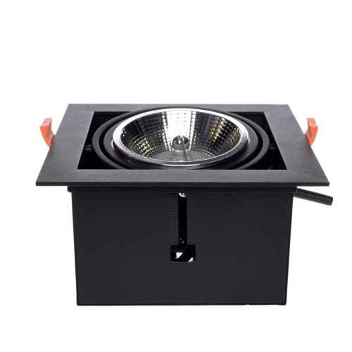 Oprawa Podtynkowa Plaza 1xGU10 AR111 Czarna ML4740 Milagro