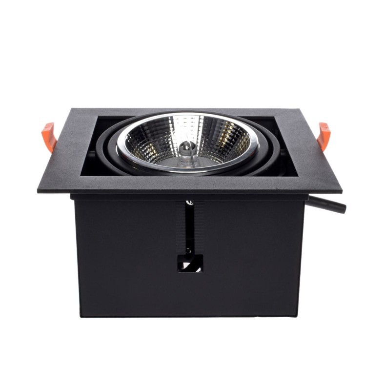 Oprawa Podtynkowa Plaza 1xGU10 AR111 Czarna ML4740 Milagro
