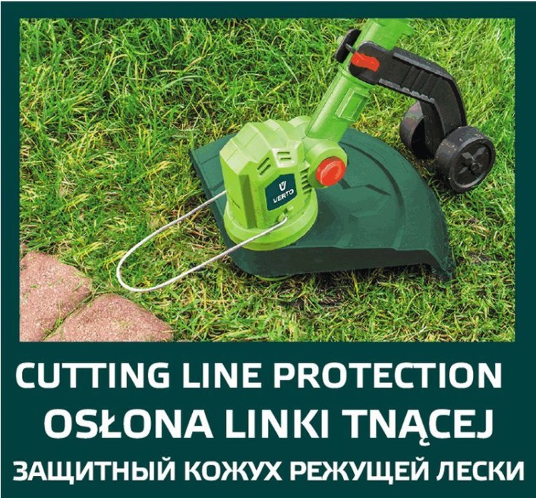 Kosa Podkaszarka Akumulatorowa VES 18V szerokość koszenia 250 mm Li-Ion 52G549-0 Verto bez akumulatora