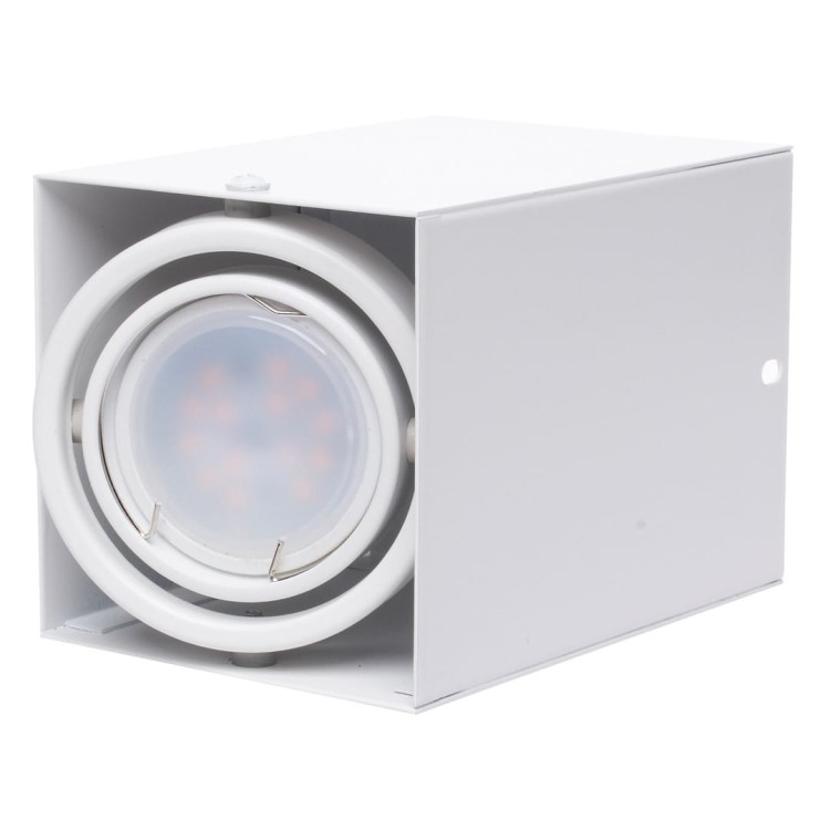 LAMPA SUFITOWA BLOCCO BIAŁA 1x7W GU10 LED ML476 Milagro