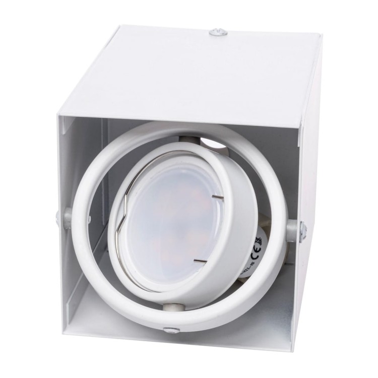 LAMPA SUFITOWA BLOCCO BIAŁA 1x7W GU10 LED ML476 Milagro