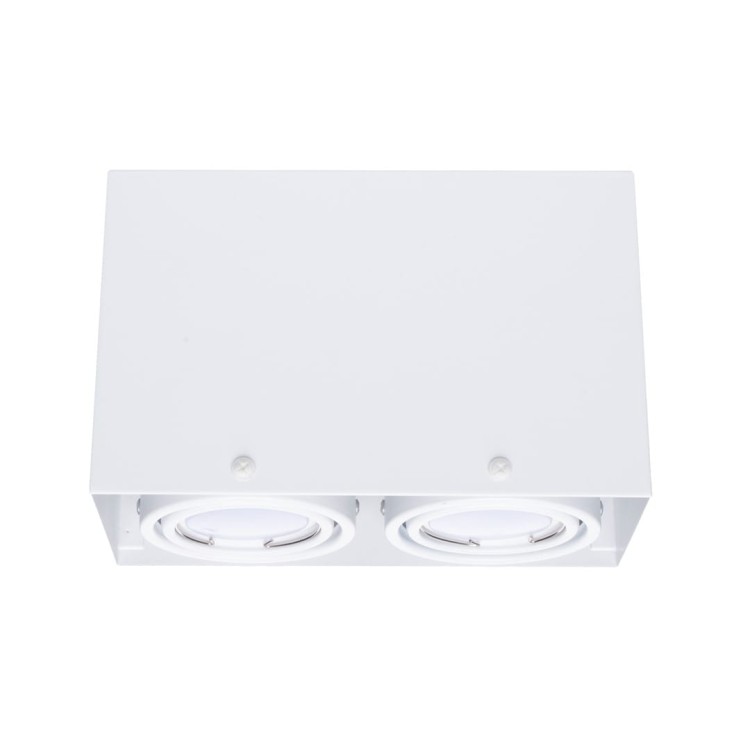 LAMPA SUFITOWA BLOCCO BIAŁA 2x7W GU10 LED ML478 Milagro