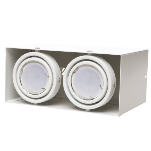 LAMPA SUFITOWA BLOCCO BIAŁA 2x7W GU10 LED ML478 Milagro