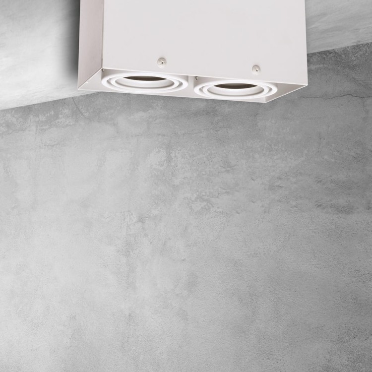 LAMPA SUFITOWA BLOCCO BIAŁA 2x7W GU10 LED ML478 Milagro