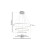 LAMPA WISZĄCA ORION WHITE 99W LED ML503 Milagro