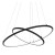 LAMPA WISZĄCA ORION BLACK 53W LED ML508 Milagro