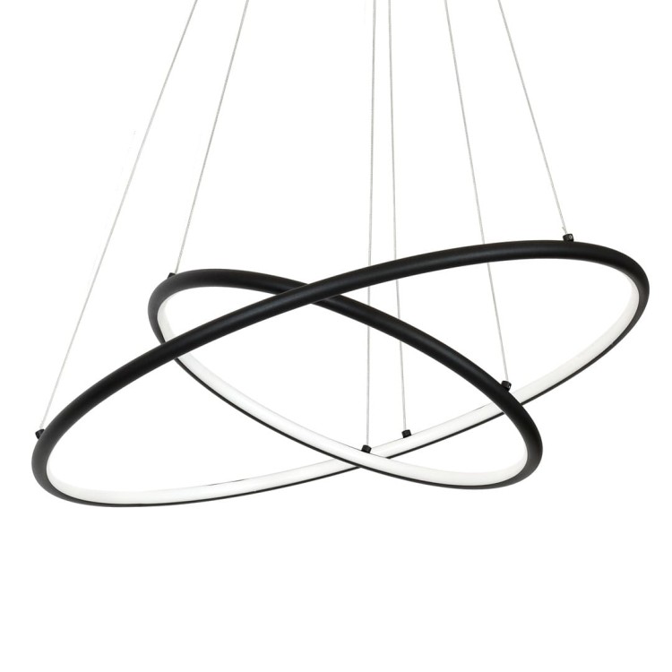 LAMPA WISZĄCA ORION BLACK 53W LED ML508 Milagro