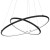LAMPA WISZĄCA ORION BLACK 53W LED ML508 Milagro