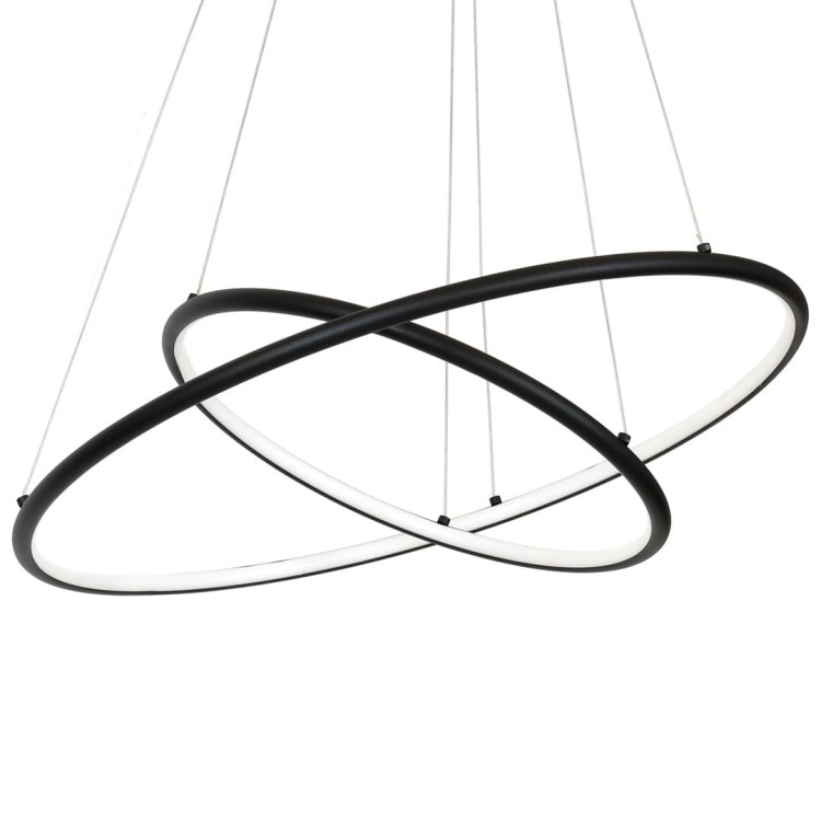 LAMPA WISZĄCA ORION BLACK 53W LED ML508 Milagro