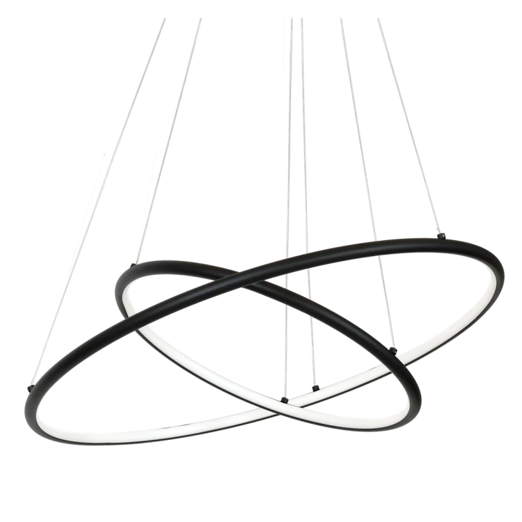 LAMPA WISZĄCA ORION BLACK 53W LED ML508 Milagro