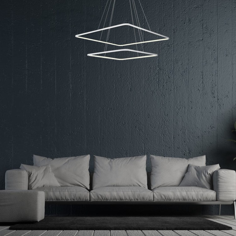 LAMPA WISZĄCA NIX WHITE 50W LED ML514 Milagro