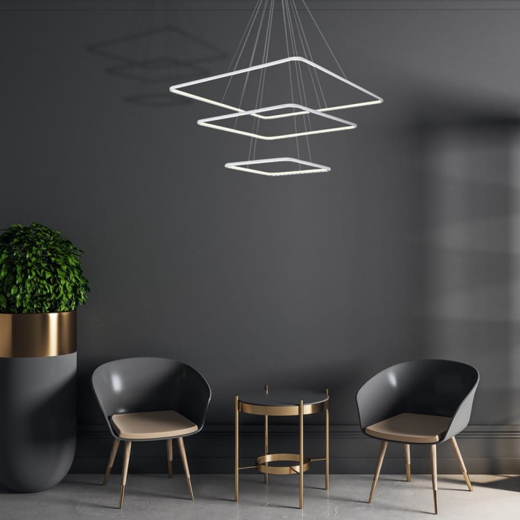LAMPA WISZĄCA NIX WHITE 117W LED ML515 Milagro