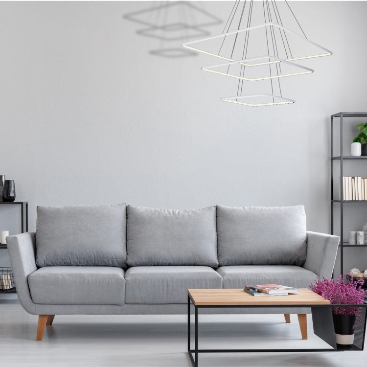 LAMPA WISZĄCA NIX WHITE 117W LED ML515 Milagro