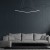LAMPA WISZĄCA NIX BLACK 25W LED ML517 Milagro