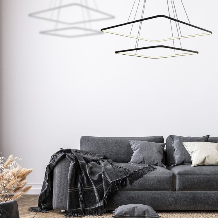 LAMPA WISZĄCA NIX BLACK 50W LED ML518 Milagro