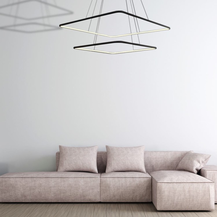LAMPA WISZĄCA NIX BLACK 50W LED ML518 Milagro