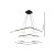 LAMPA WISZĄCA NIX BLACK 50W LED ML518 Milagro