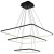LAMPA WISZĄCA NIX BLACK 117W LED ML519 Milagro