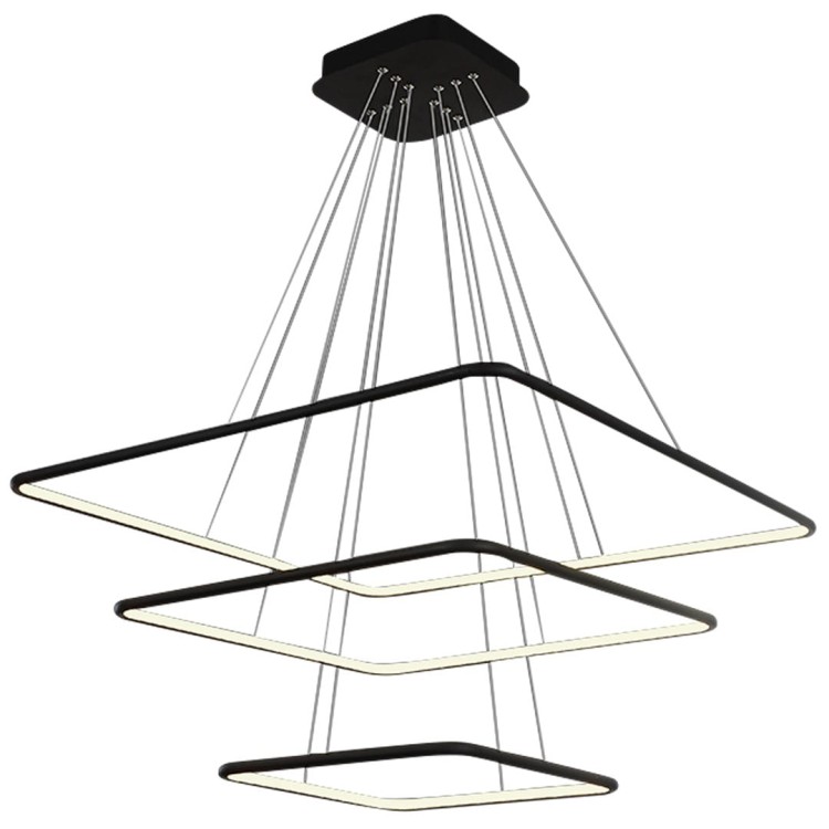 LAMPA WISZĄCA NIX BLACK 117W LED ML519 Milagro