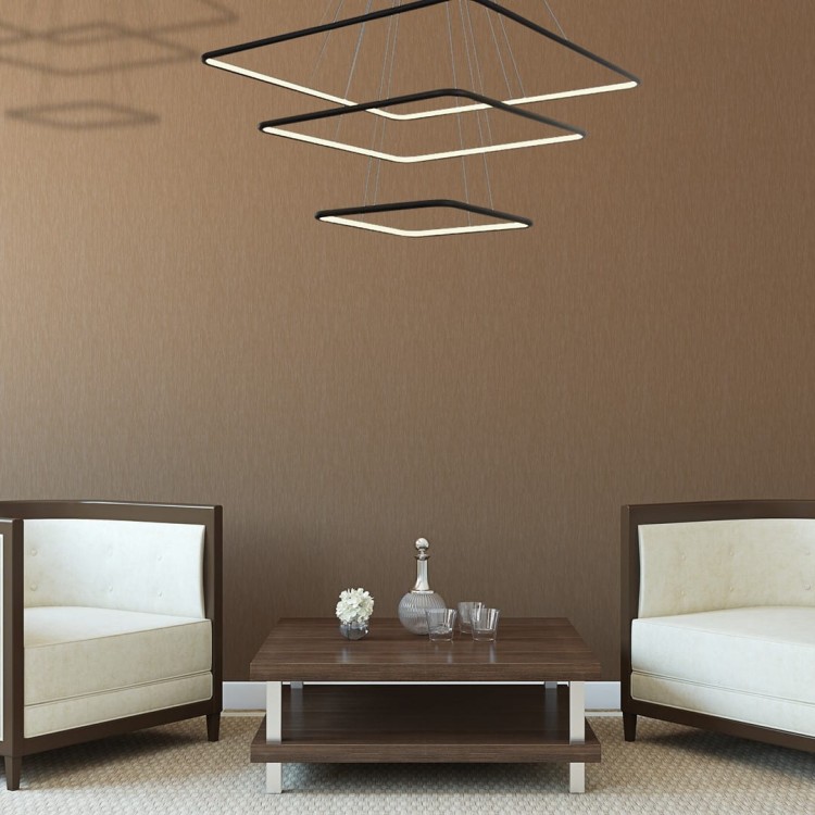 LAMPA WISZĄCA NIX BLACK 117W LED ML519 Milagro