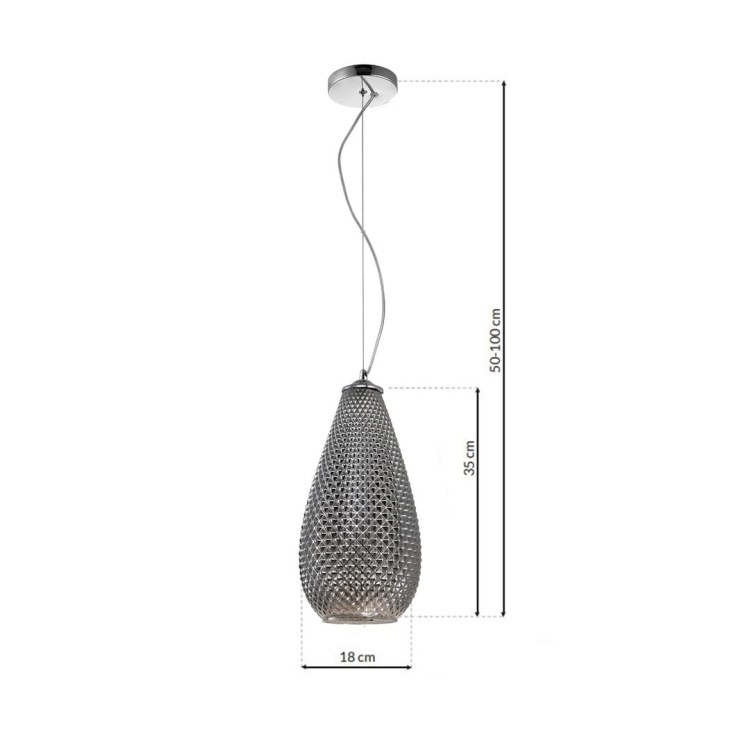 Lampa wisząca PETRA 1xE27 ML5480 Milagro