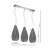 Lampa wisząca PETRA 3xE27 ML5481 Milagro