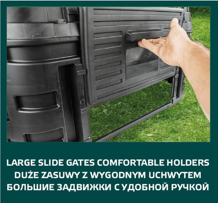 Kompostownik z tworzywa sztucznego 650L 15G560 Verto