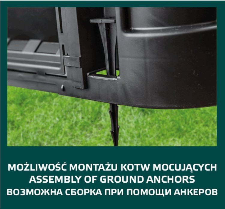 Kompostownik z tworzywa sztucznego 650L 15G560 Verto
