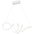 Lampa sufitowa wisząca fale Industrialna Loft LOCA WHITE 56W LED ML5491 Milagro 4000K 70cm nowoczesna oprawa oświetleniowa wyginana metal żyrandol biały biała zwis Inspiracje Premium