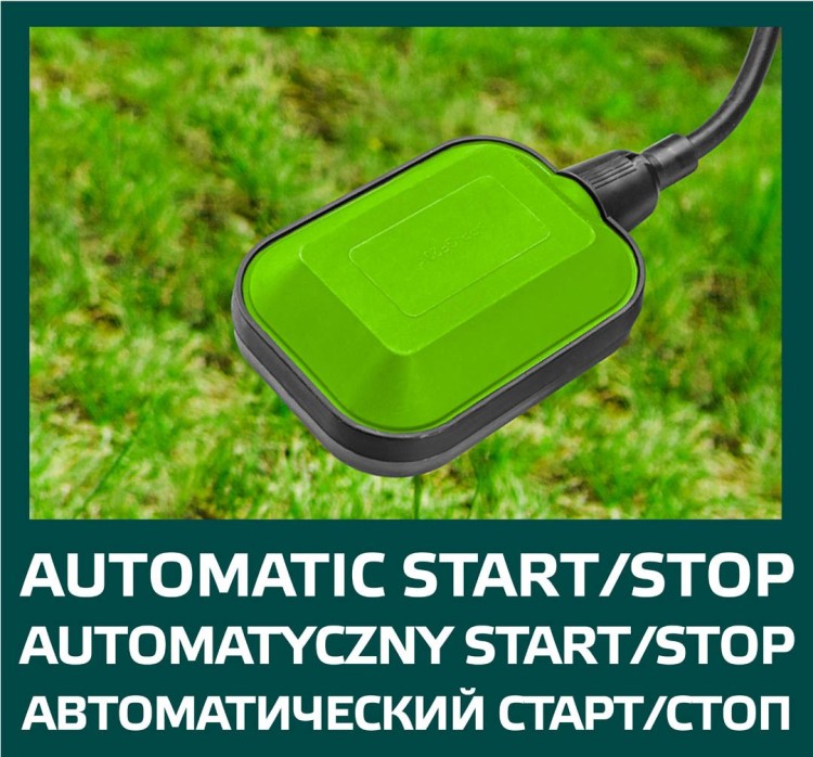 Pompa zanurzeniowa do wody brudnej 400W Wydajność 7500 l/godz. 52G441 Verto