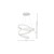 Lampa wisząca ANDROMEDA WHITE 100W LED ML5492 Milagro