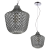 Lampa wisząca ORLANDO 1xE27 ML5549 Milagro