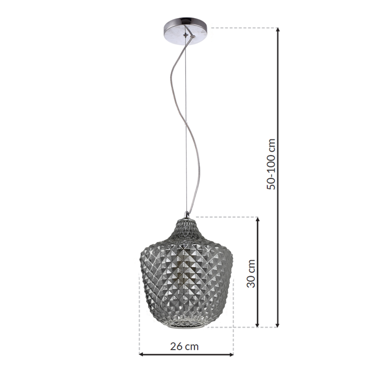 Lampa wisząca ORLANDO 1xE27 ML5549 Milagro