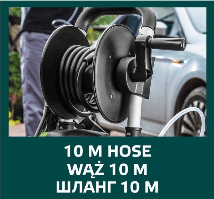 Myjka ciśnieniowa wysokociśnieniowa 2000W ciśnienie 110 bar pompa aluminiowa 52G400 Verto