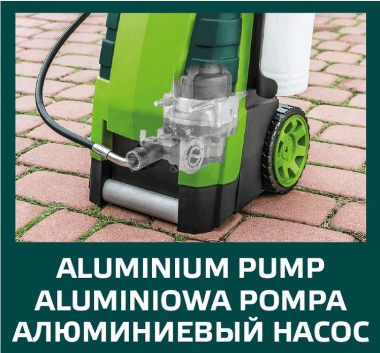 Myjka ciśnieniowa wysokociśnieniowa 2000W ciśnienie 110 bar pompa aluminiowa 52G400 Verto