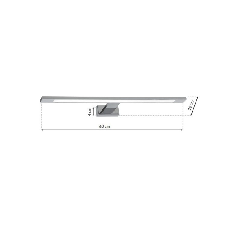 Kinkiet SHINE CHROME 60cm 12W LED ML5569 Milagro