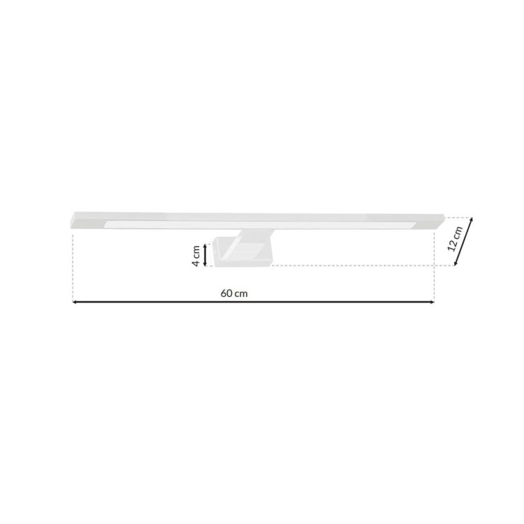 Kinkiet SHINE WHITE 60cm 12W LED ML5571 Milagro