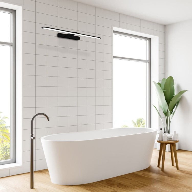 Kinkiet SPLASH BLACK 40cm 8W LED ML5615 Milagro