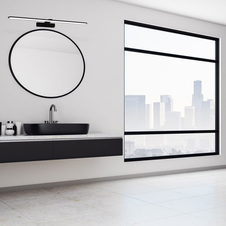 Kinkiet SPLASH BLACK 60cm 12W LED ML5616 Milagro