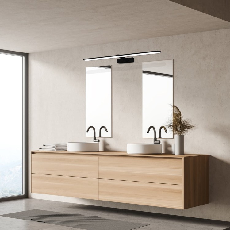 Kinkiet SPLASH BLACK 60cm 12W LED ML5616 Milagro