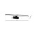 Kinkiet SPLASH BLACK 60cm 12W LED ML5616 Milagro