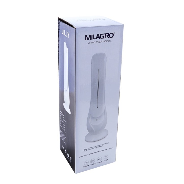 Lampka biurkowa LILLY WHITE 4W LED ML5677 Milagro
