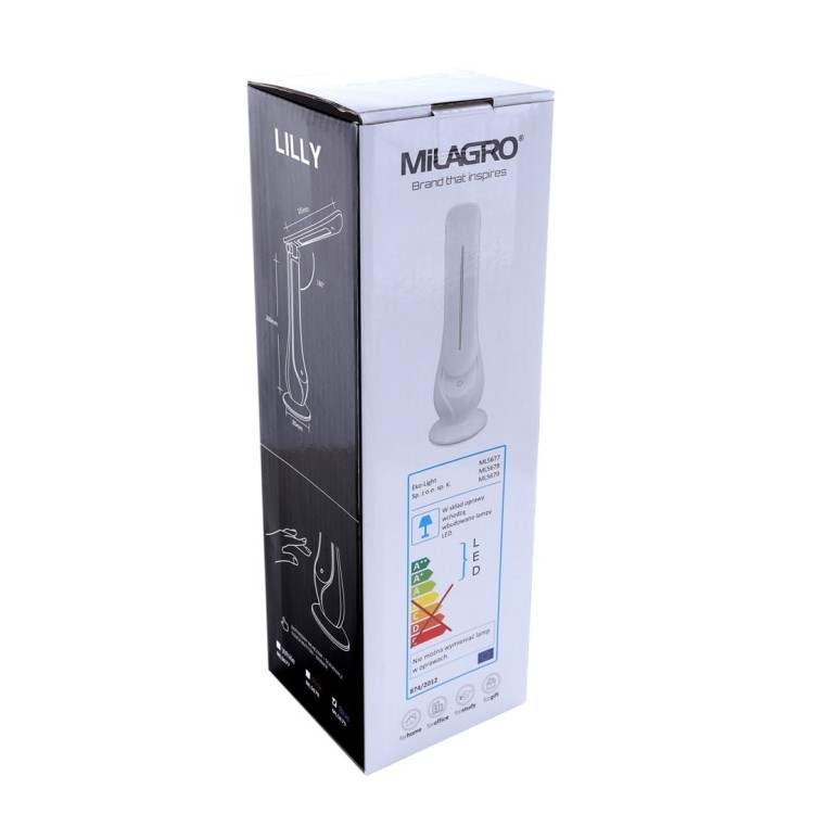 Lampka biurkowa LILLY WHITE 4W LED ML5677 Milagro