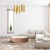 Lampa sufitowa wisząca natynkowa GOLDIE 12W LED ML5716 Milagro 4000K 45cm Spot oprawa oświetleniowa nowoczesna Industrialna Loft nawierzchniowa metal zwis barwa dzienna neutralna biała złoty złota Inspiracje Premium