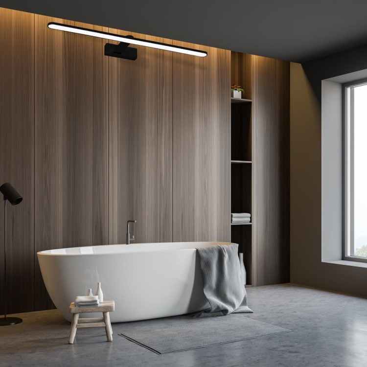 Kinkiet SPLASH BLACK 80cm 16W LED ML5723 Milagro