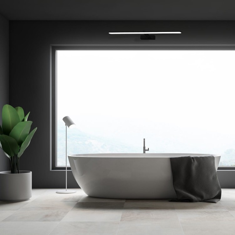 Kinkiet SPLASH BLACK 80cm 16W LED ML5723 Milagro